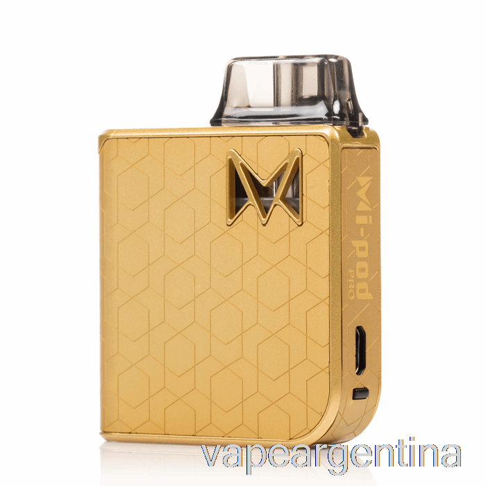 Kit De Inicio Mi-pod Pro, Vaporizador Hexagonal De Aleación Dorada Descartable